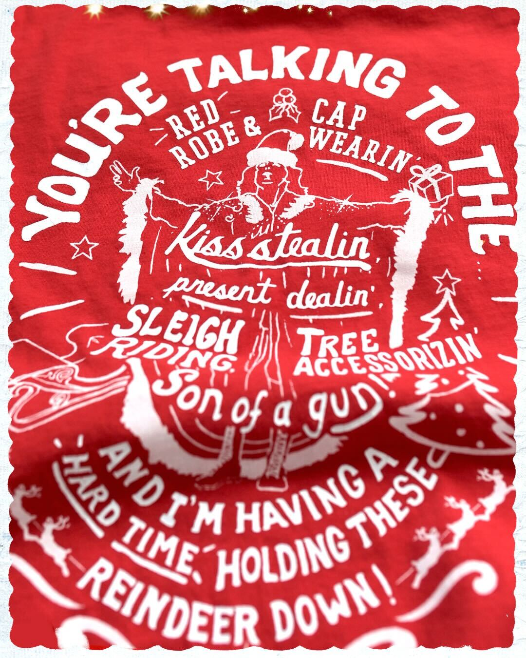 Ric Flair Holiday Red Tee - Roots of Fight Canada