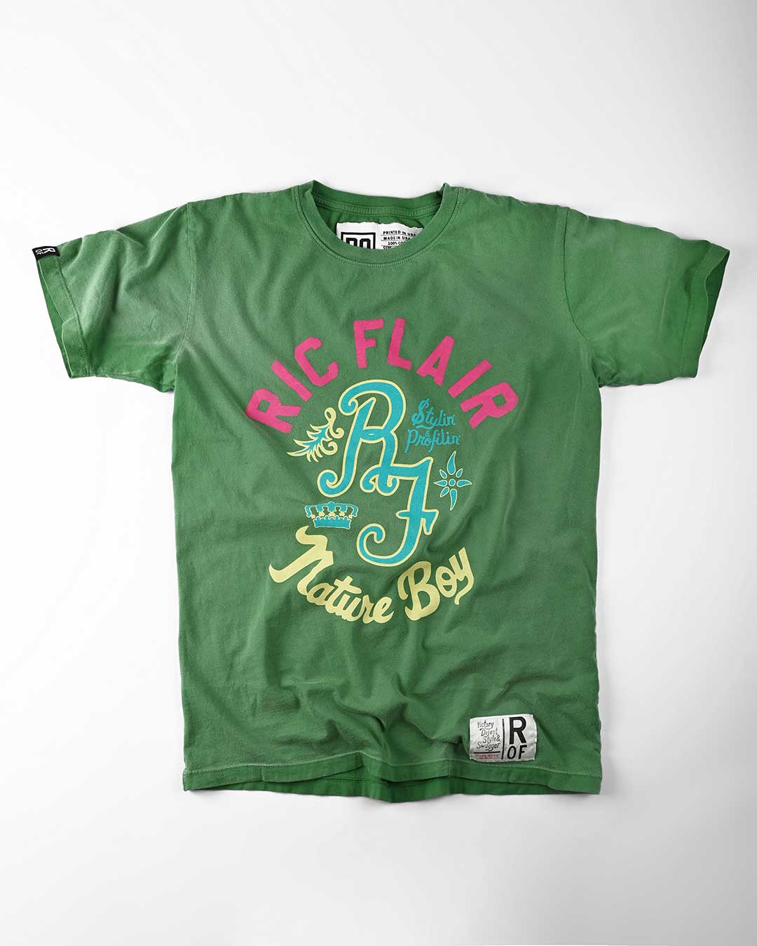 Ric Flair Nature Boy Green Tee - Roots of Fight