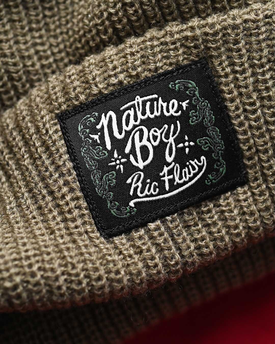 Ric Flair Nature Boy Olive Beanie - Roots of Fight Canada
