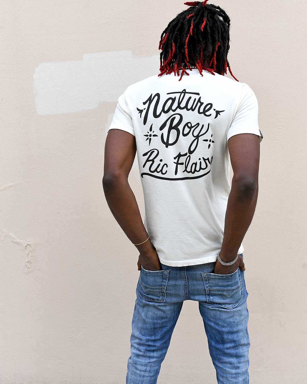 Ric Flair Retro Photo White Tee - Roots of Fight Canada