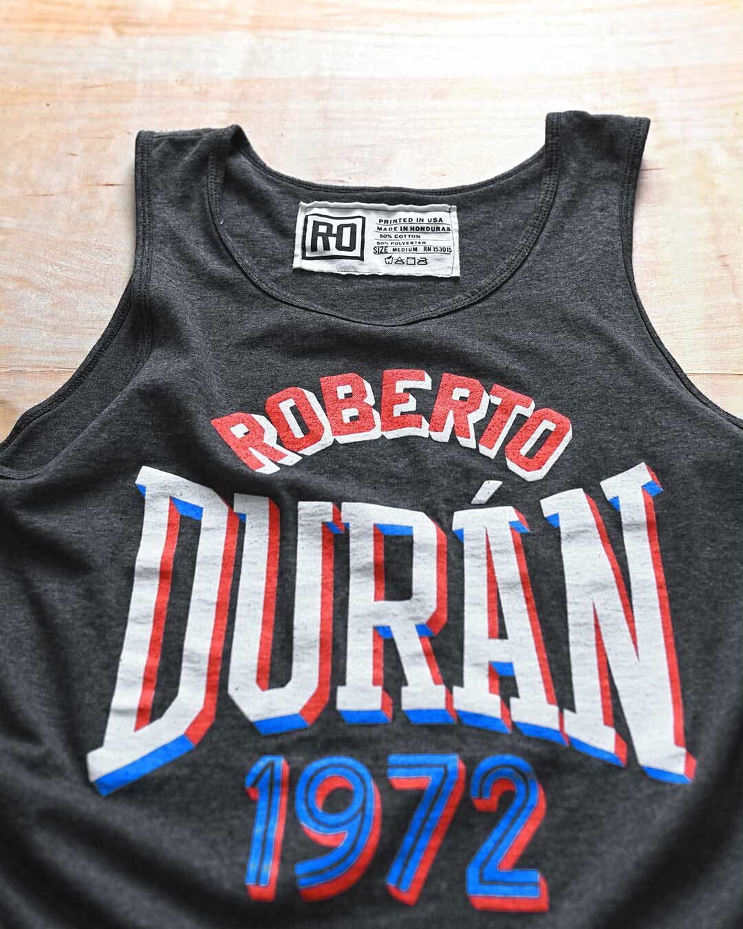 Roberto Duran 1972 Black Tank - Roots of Fight Canada