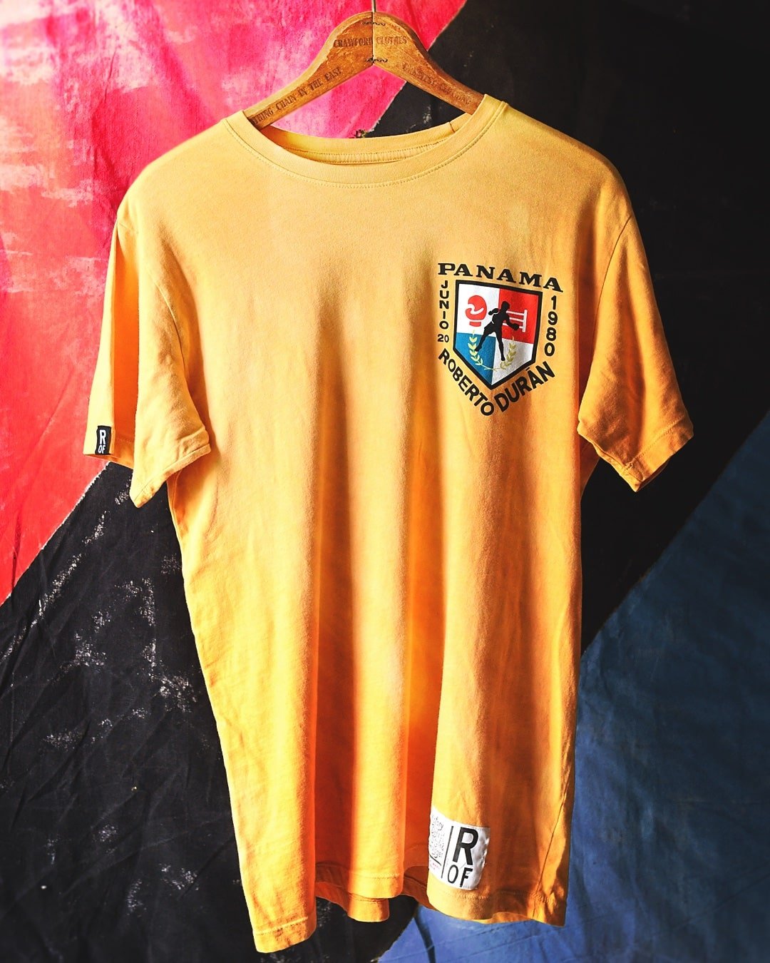 Roberto Duran Campeon Yellow Tee - Roots of Fight
