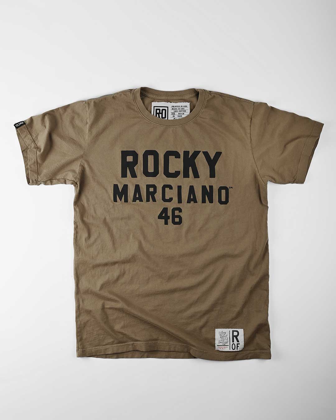 Rocky Marciano Army Boxing Olive Tee - Roots of Fight Canada