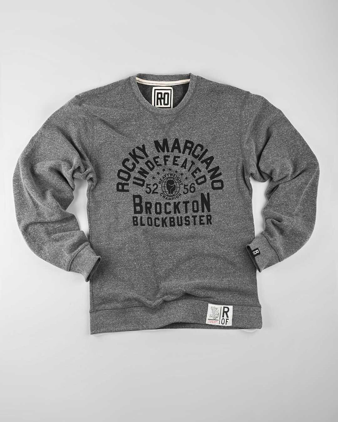 Rocky Marciano Blockbuster Grey Sweatshirt - Roots of Fight Canada