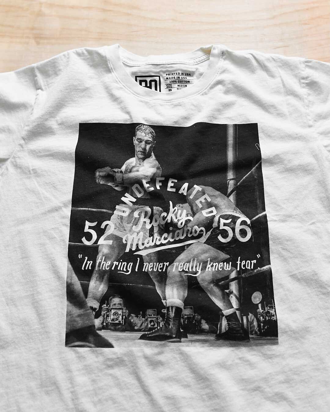 Rocky Marciano Undefeated Photo Tee - Roots of Fight Canada