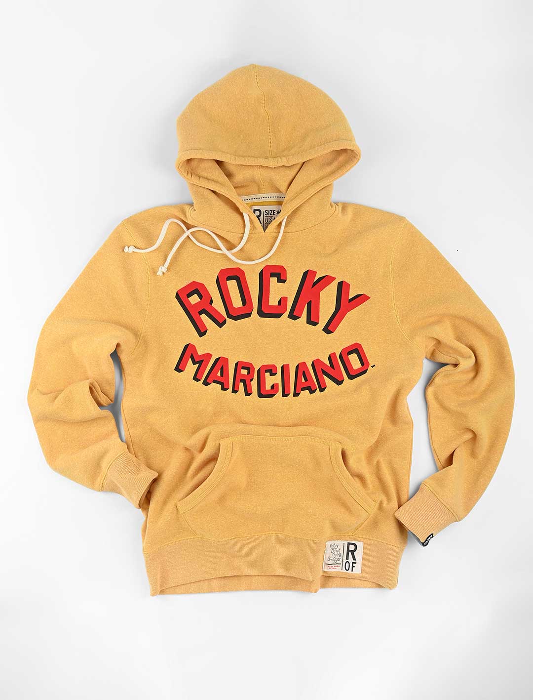 Rocky Marciano Undefeated Yellow PO Hoody - Roots of Fight