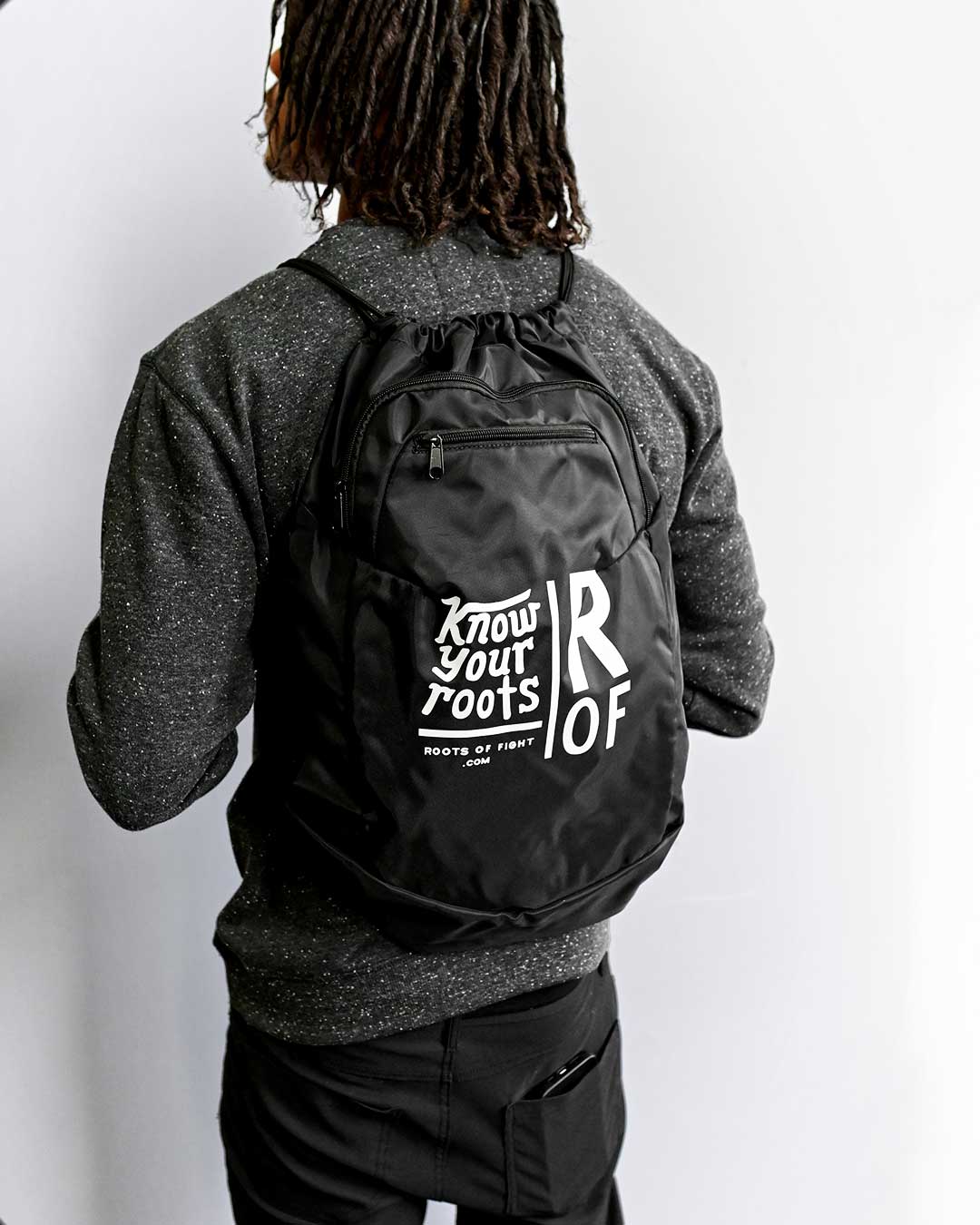 ROF Know Your Roots Drawstring Bag - Roots of Fight Canada