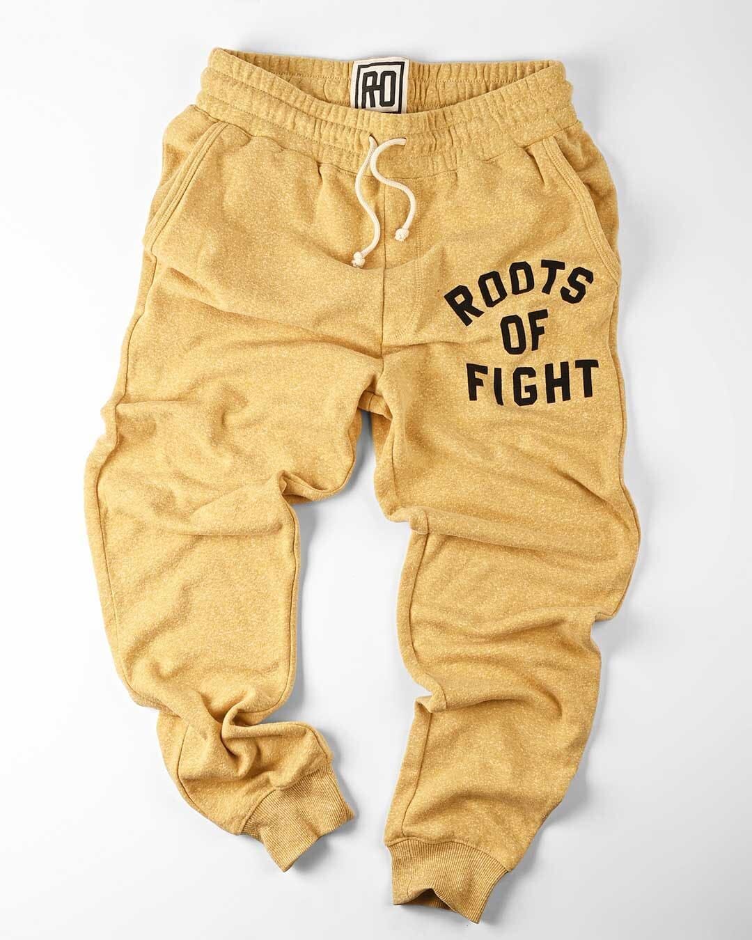 Roots of Fight Super Soft Yellow Sweatpants - Roots of Fight
