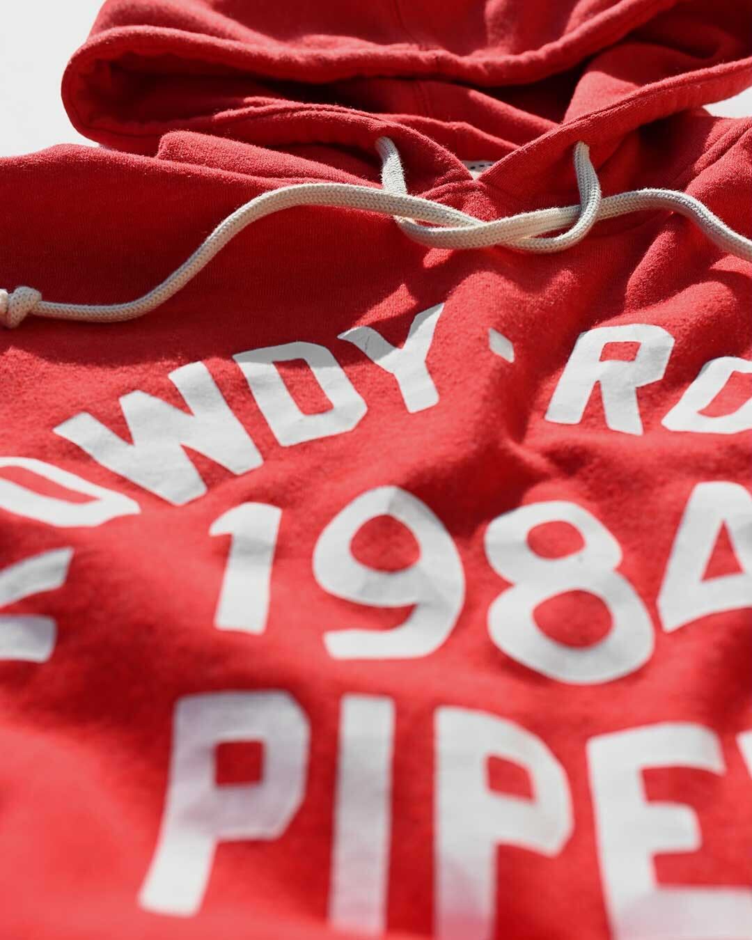 Rowdy Roddy Piper &#39;84 Red PO Hoody - Roots of Fight Canada