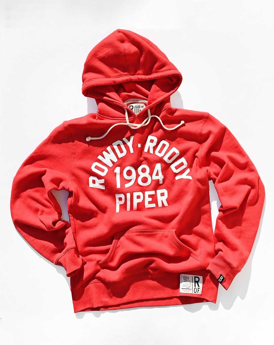 Rowdy Roddy Piper &#39;84 Red PO Hoody - Roots of Fight Canada