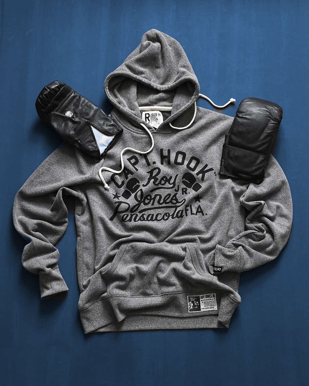 Roy Jones Jr. Capt. Hook Grey PO Hoody - Roots of Fight Canada