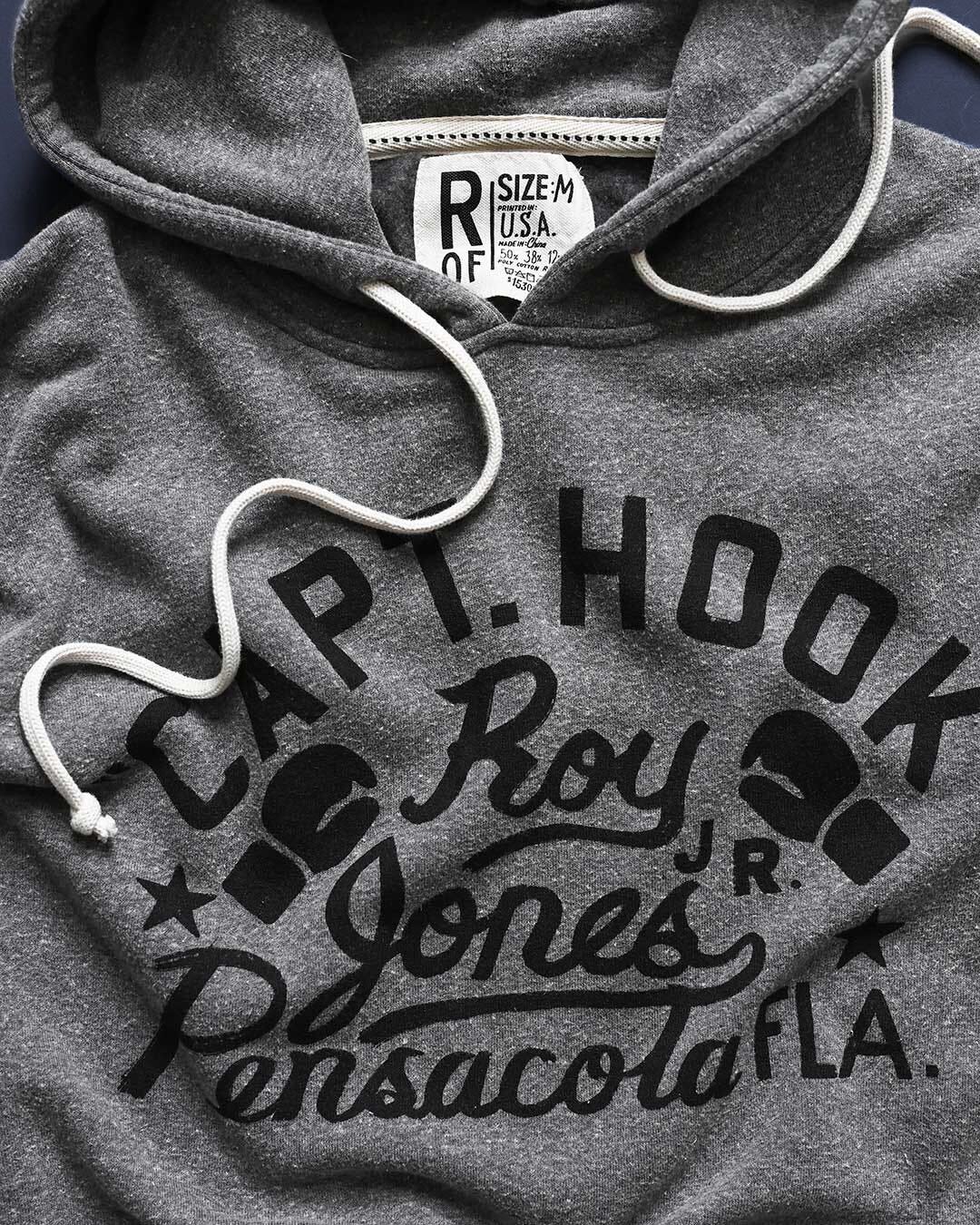 Roy Jones Jr. Capt. Hook Grey PO Hoody - Roots of Fight Canada
