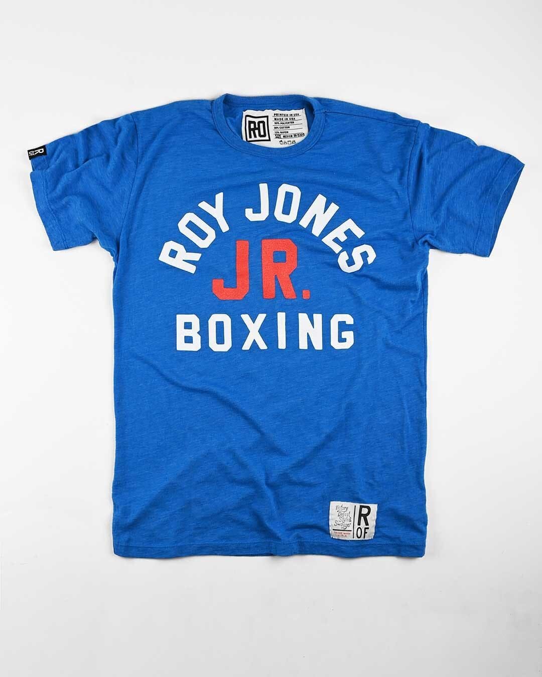 Roy Jones Jr. USA Boxing Blue Tee - Roots of Fight