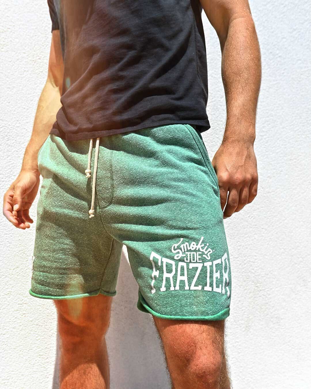 Smokin&#39; Joe Frazier Green Shorts - Roots of Fight Canada