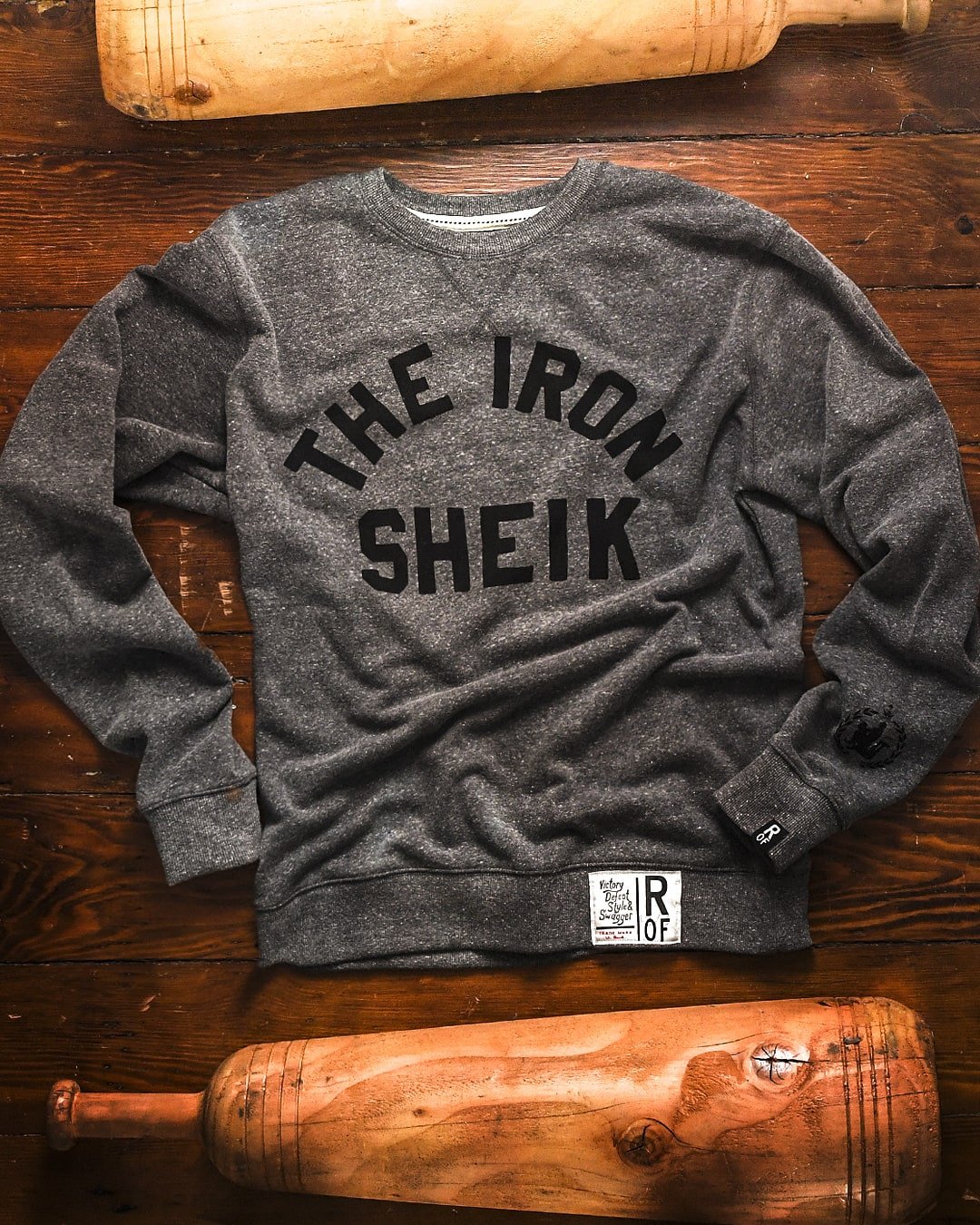 The Iron Sheik Grey Sweatshirt - Roots of Fight
