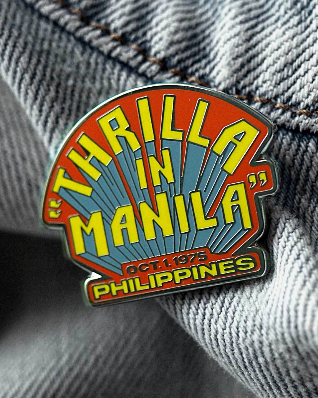 Thrilla in Manila Pin - Roots of Fight Canada