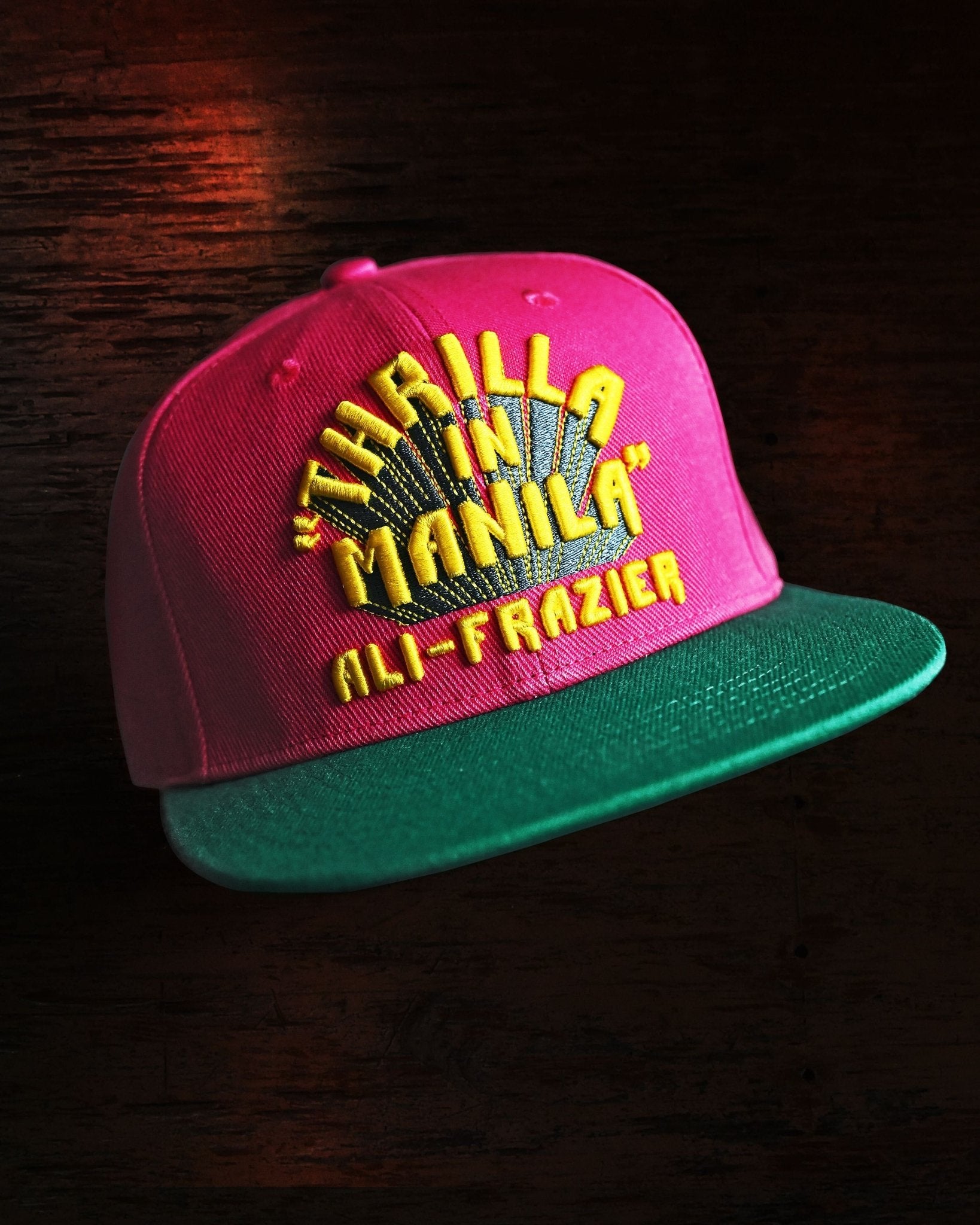 Thrilla in Manila Pink Snapback Hat - Roots of Fight Canada