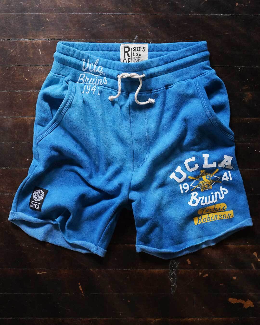 UCLA - Jackie Robinson Baseball Blue Shorts - Roots of Fight Canada