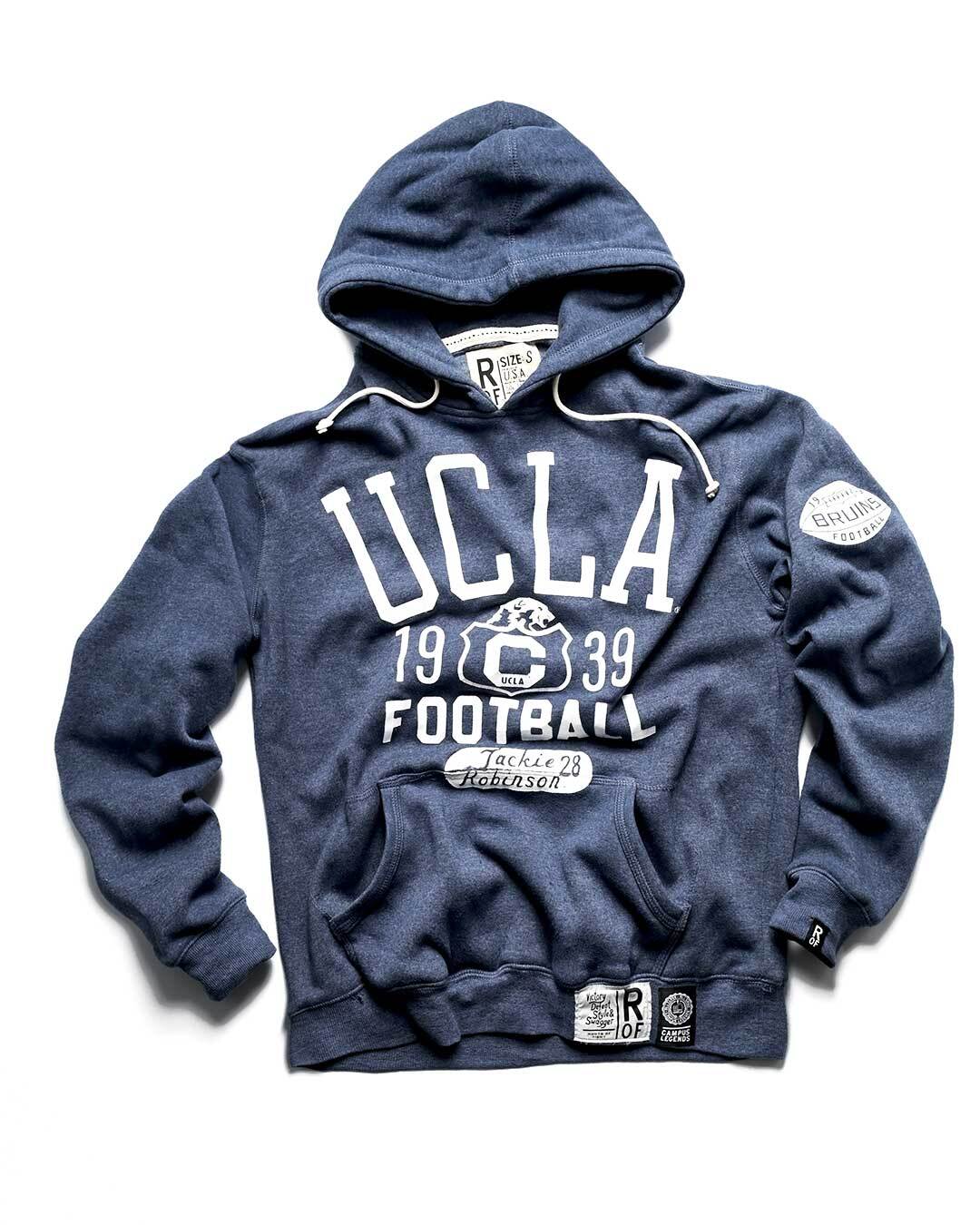 UCLA - Jackie Robinson Football Navy PO Hoody - Roots of Fight Canada