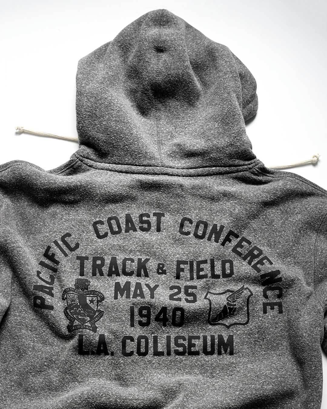 UCLA - Jackie Robinson Track Grey PO Hoody - Roots of Fight Canada