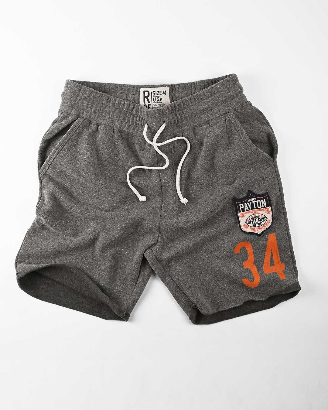 Walter Payton #34 Grey Shorts - Roots of Fight Canada