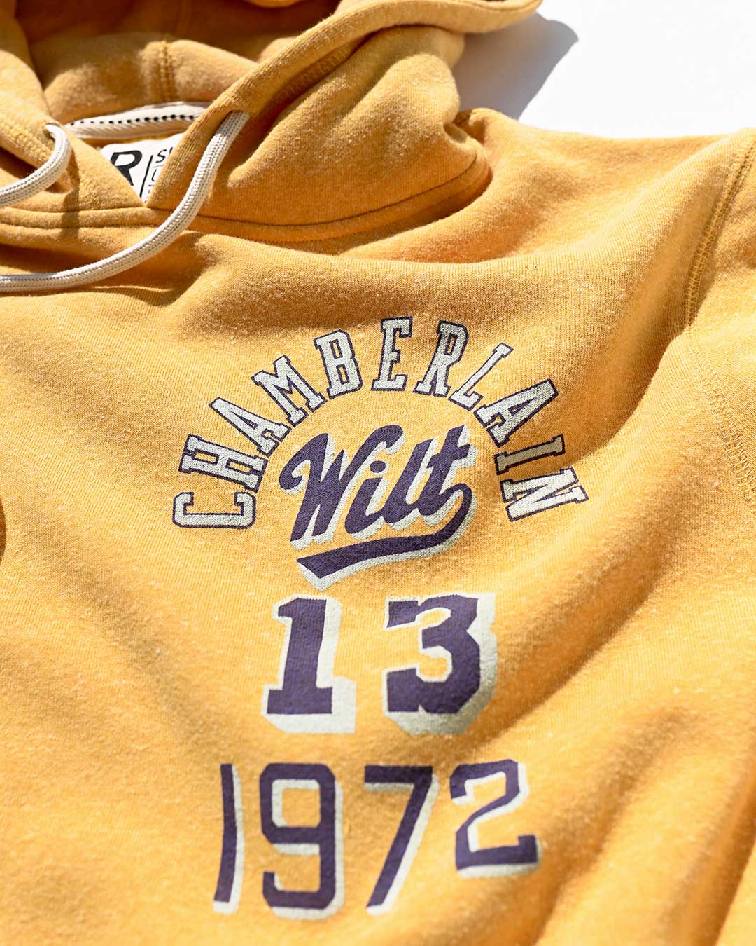 Wilt Chamberlain #13 Gold PO Hoody - Roots of Fight Canada