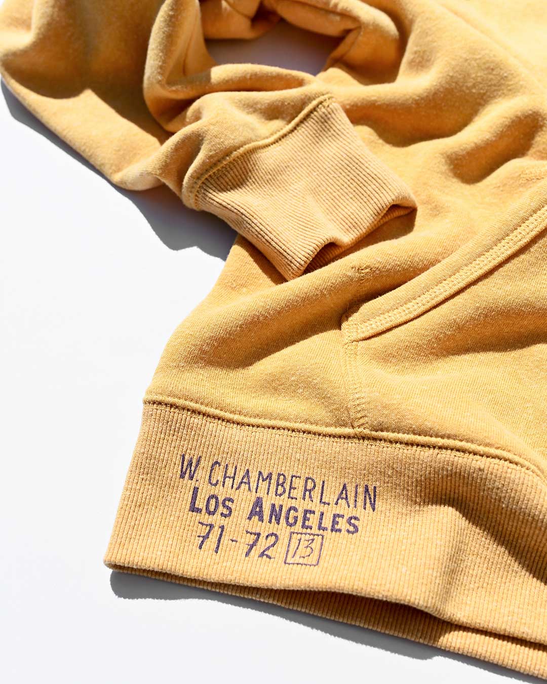 Wilt Chamberlain #13 Gold PO Hoody - Roots of Fight Canada