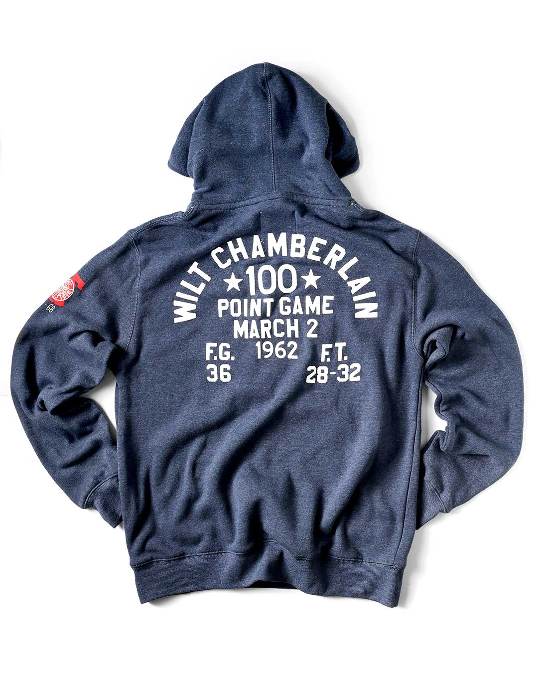Wilt Chamberlain #13 Philly Navy PO Hoody - Roots of Fight Canada
