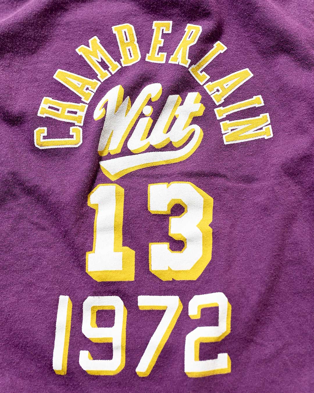 Wilt Chamberlain #13 Purple Tee - Roots of Fight Canada