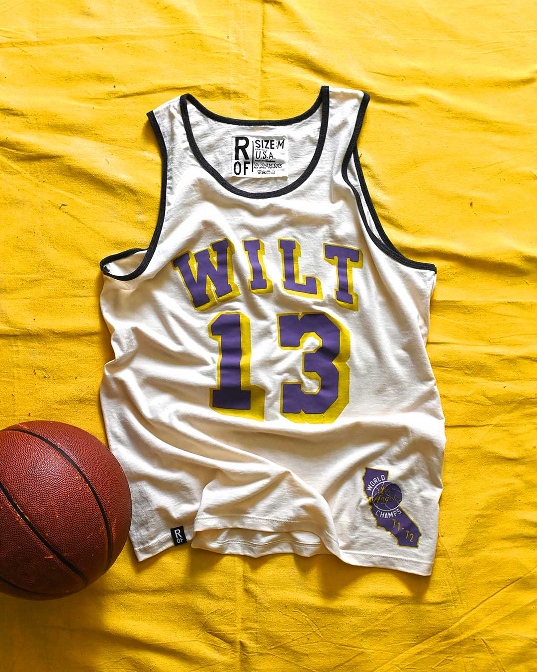 Wilt Chamberlain #13 White Tank - Roots of Fight Canada
